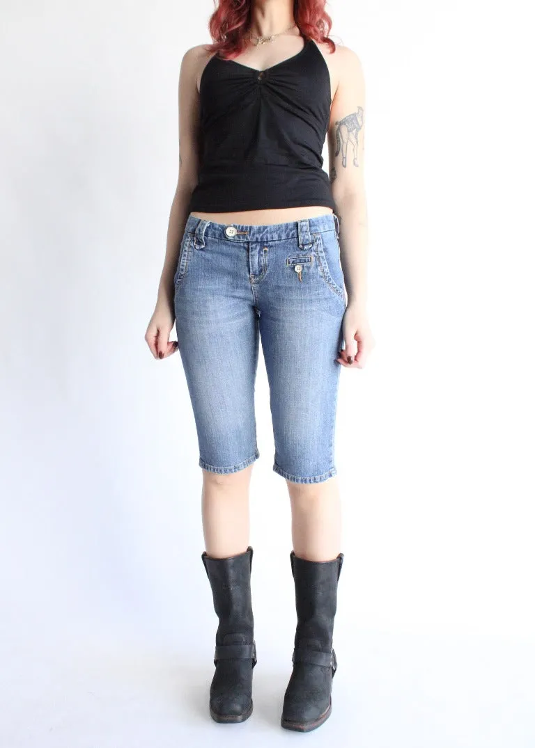 Vintage Y2K Denim Capris J0093