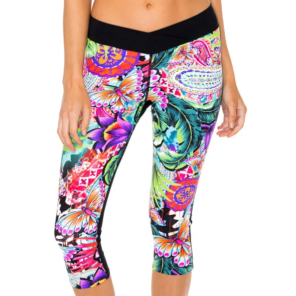 VIVA CUBA - Cross Waistband Capri