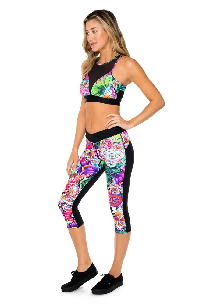 VIVA CUBA - Cross Waistband Capri