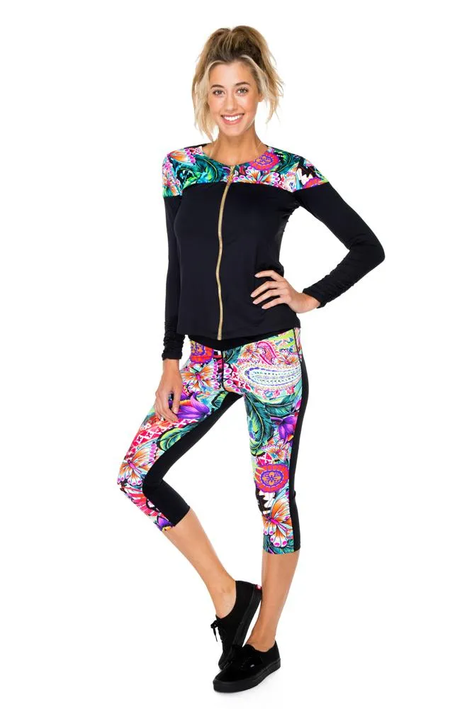 VIVA CUBA - Cross Waistband Capri