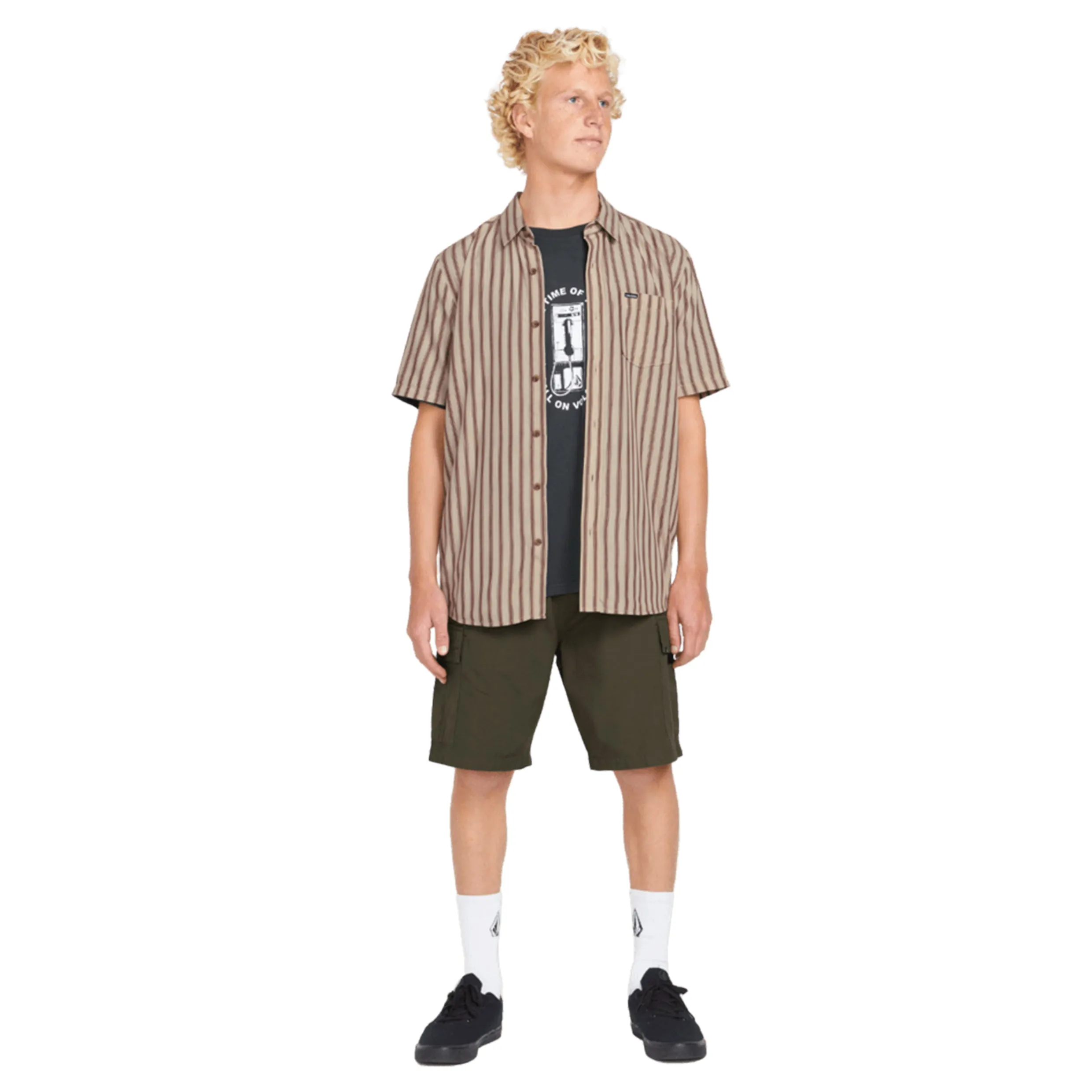 VOLCOM MARCH MENS CARGO SHORT WREN