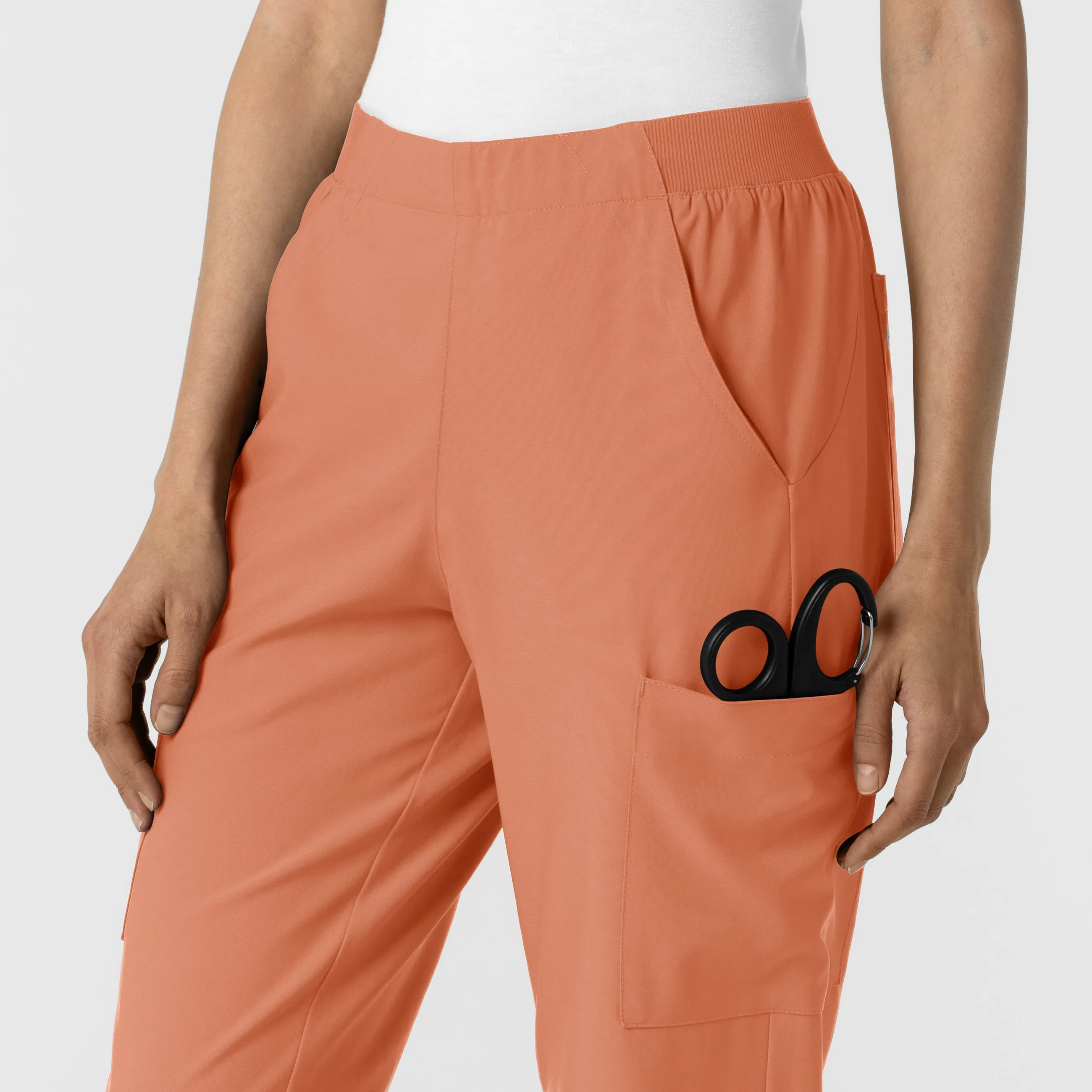 W123 5145 Cargo Utility Scrub Pants Terracotta