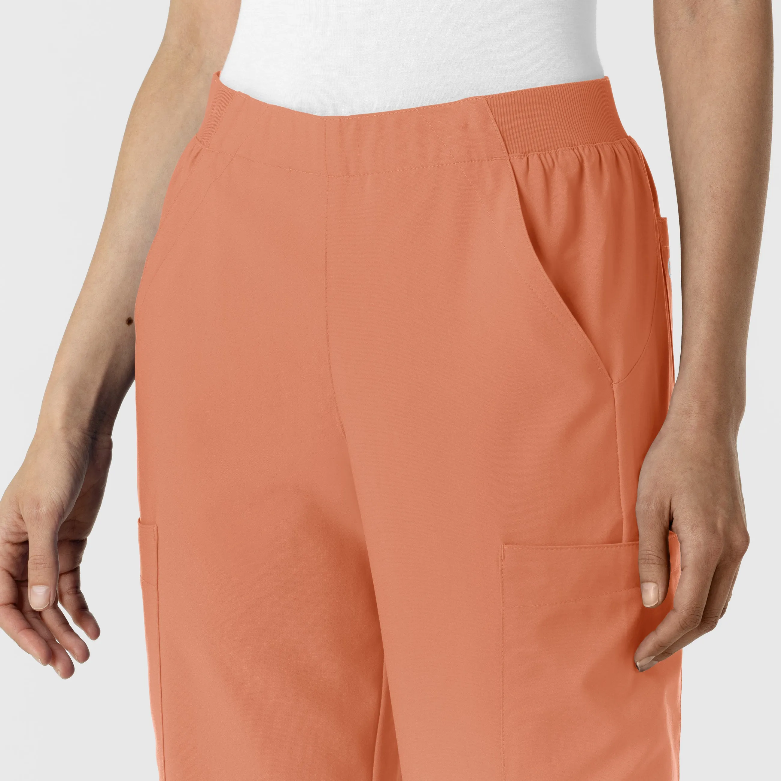W123 5145 Cargo Utility Scrub Pants Terracotta