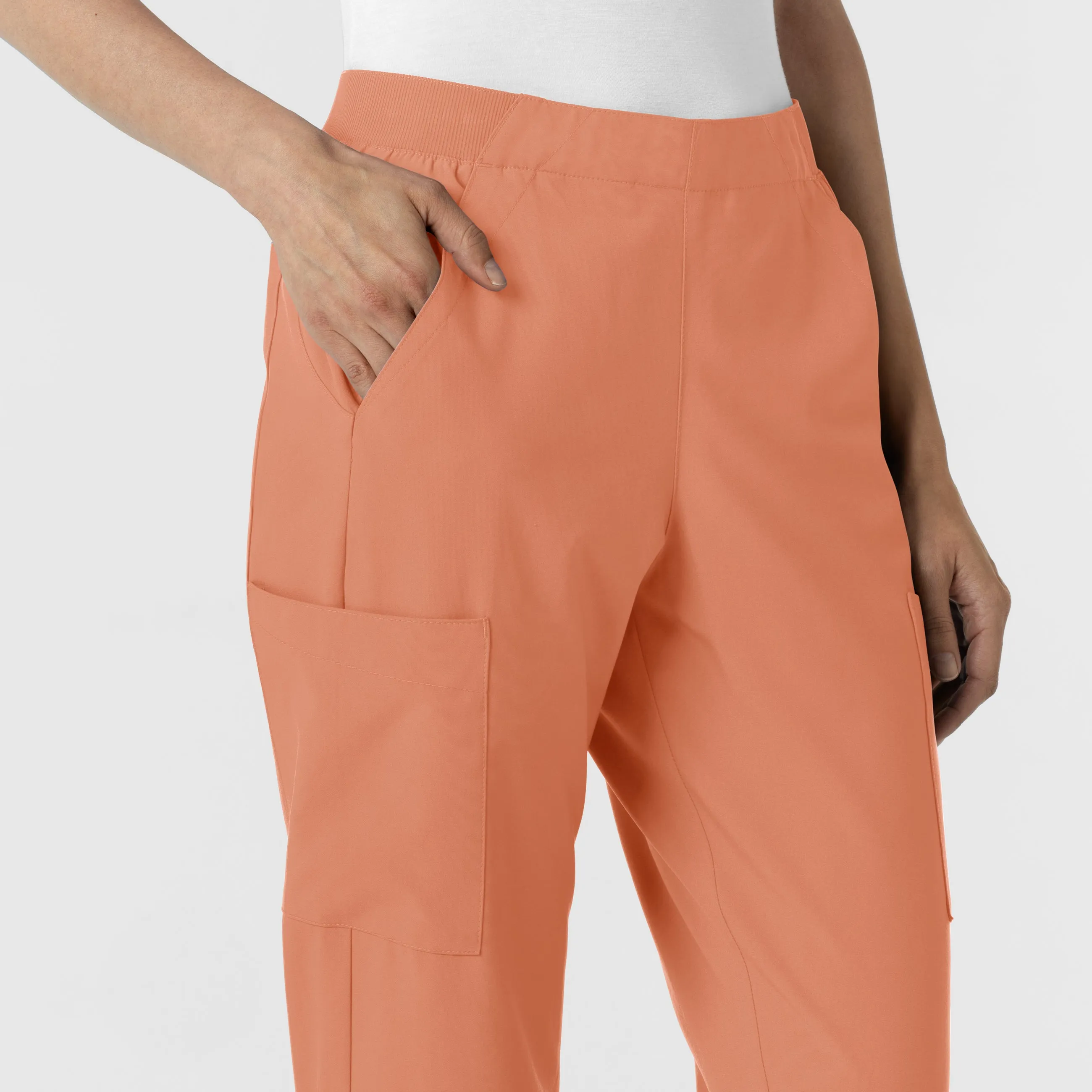 W123 5145 Cargo Utility Scrub Pants Terracotta