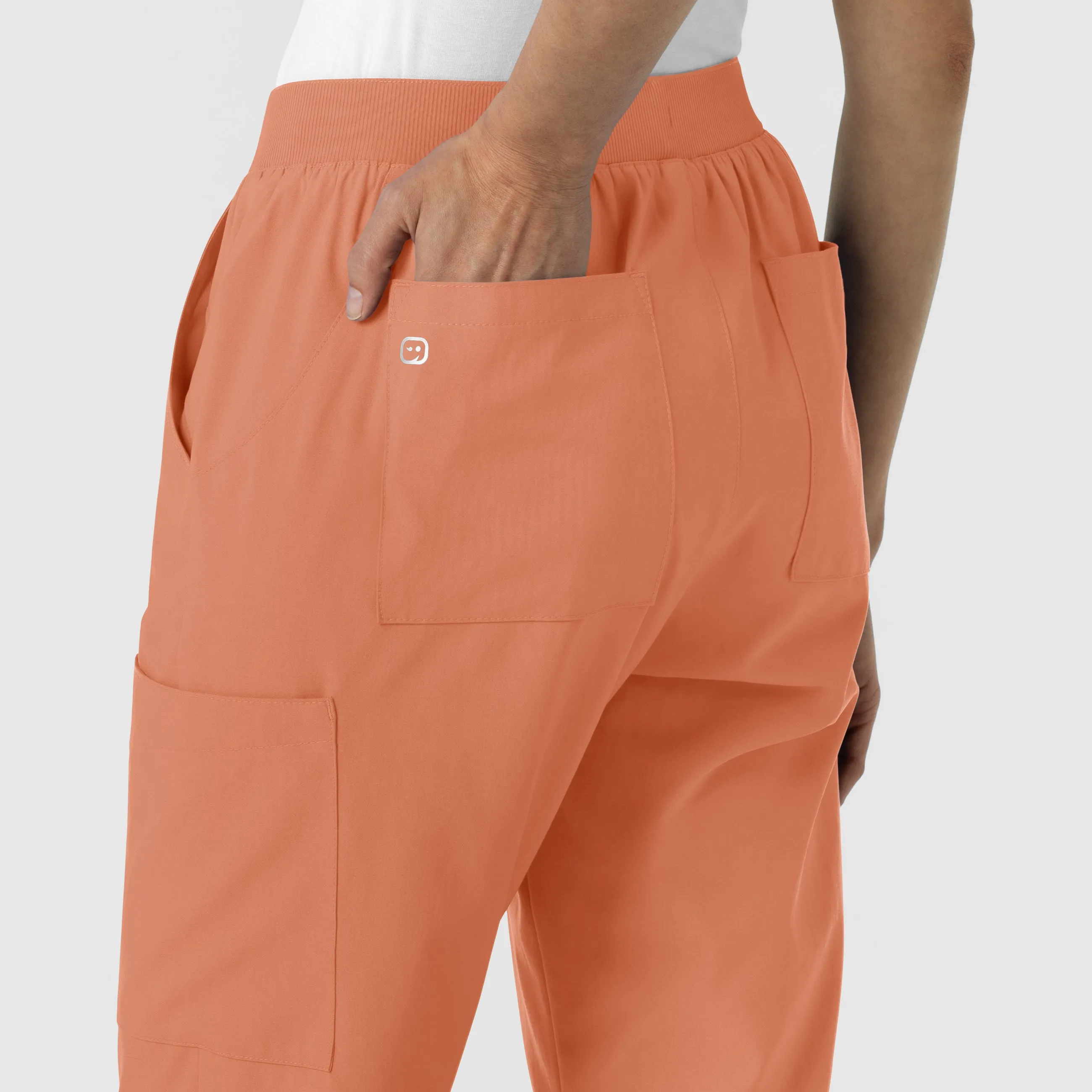 W123 5145 Cargo Utility Scrub Pants Terracotta