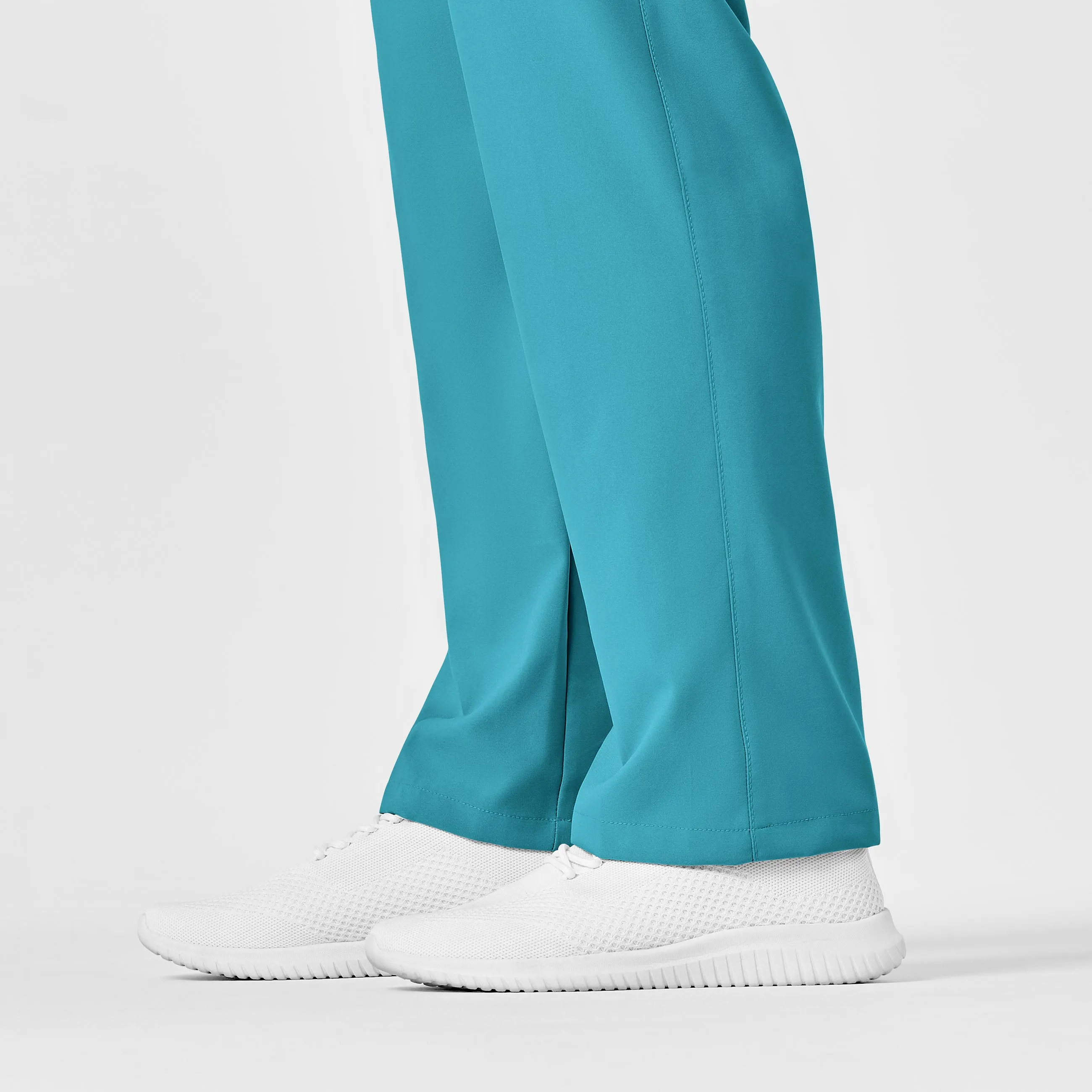 W123 5855 Unisex Multi-Cargo Scrub Pants Teal Blue