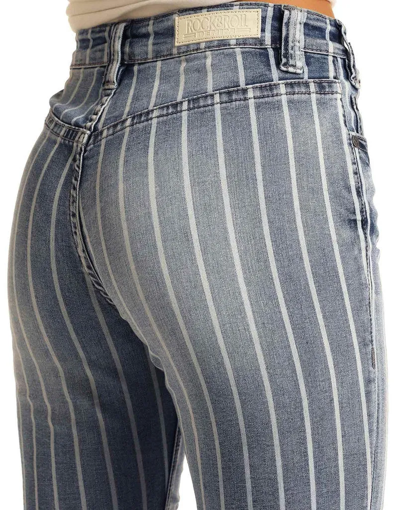 W8H2533 Striped High Rise Trsr
