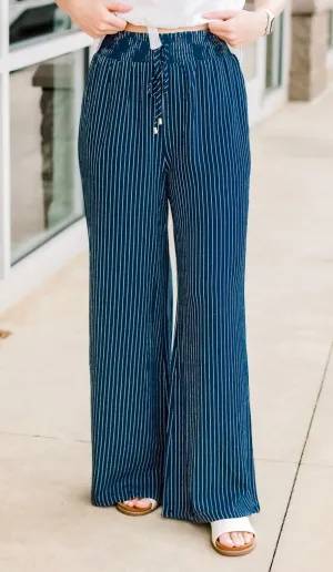 Walk On the Beach Stripped Pants