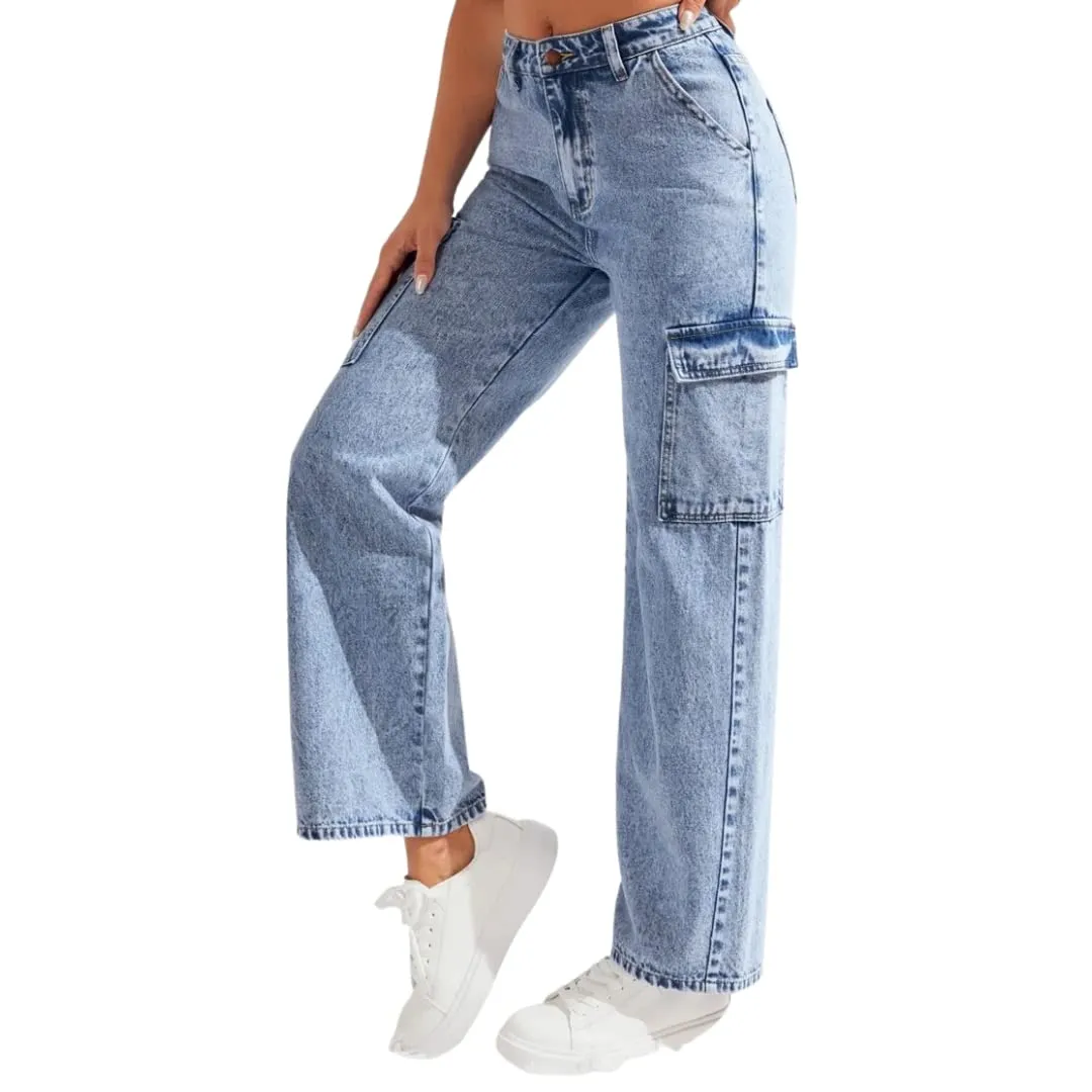 Wanderlust Cargo Denim Pants