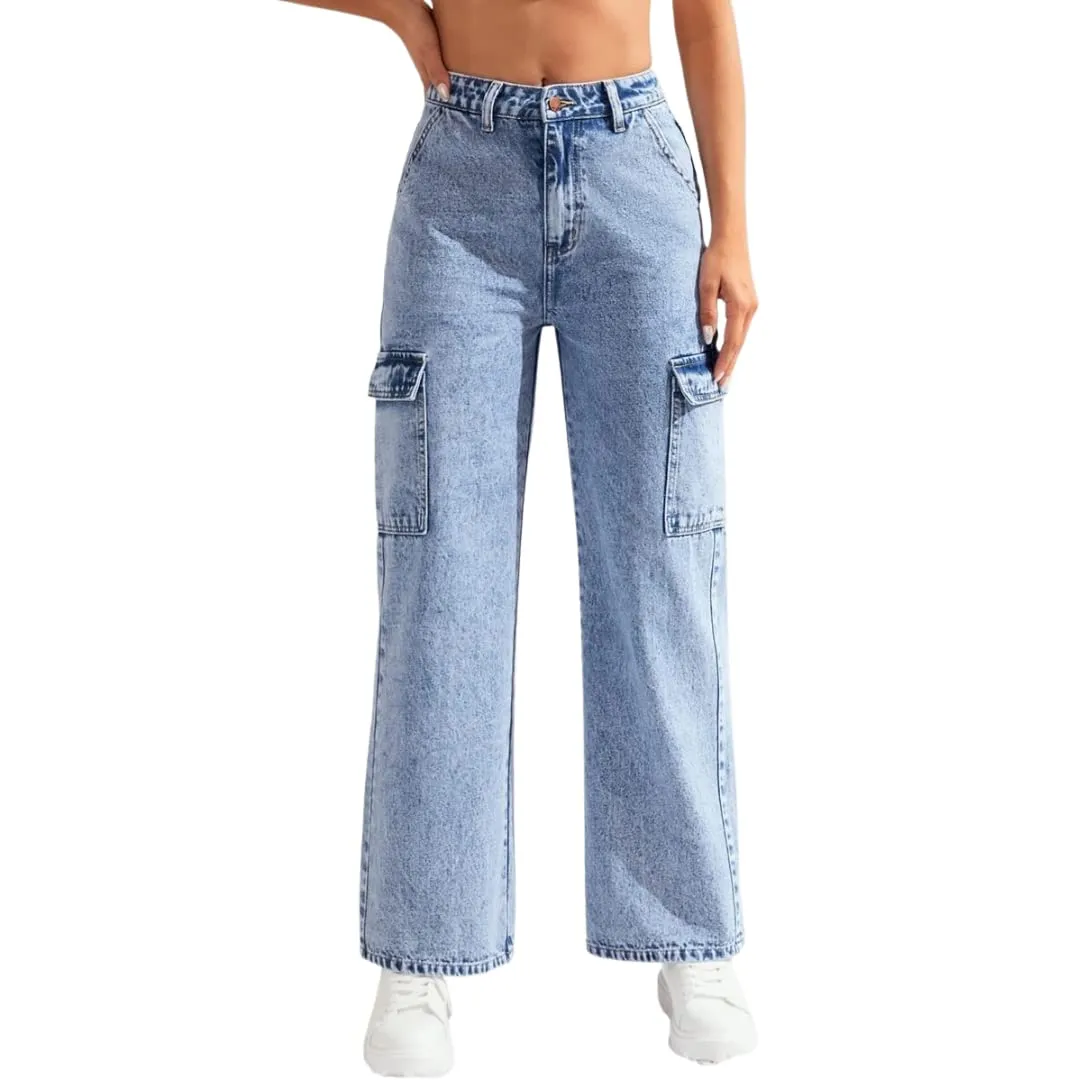 Wanderlust Cargo Denim Pants