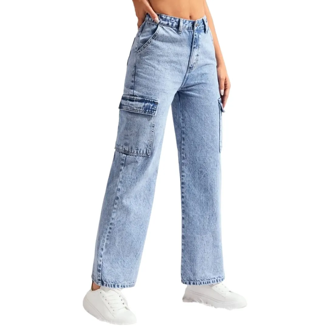 Wanderlust Cargo Denim Pants