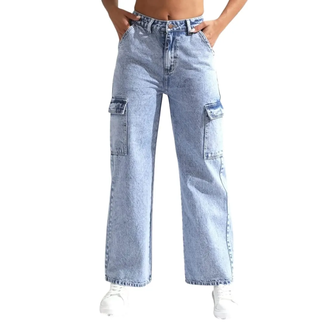 Wanderlust Cargo Denim Pants