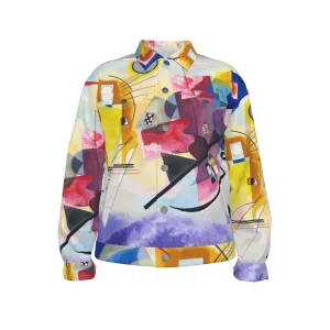 Wassily Kandinsky Yellow-Red-Blue Lapel Jacket