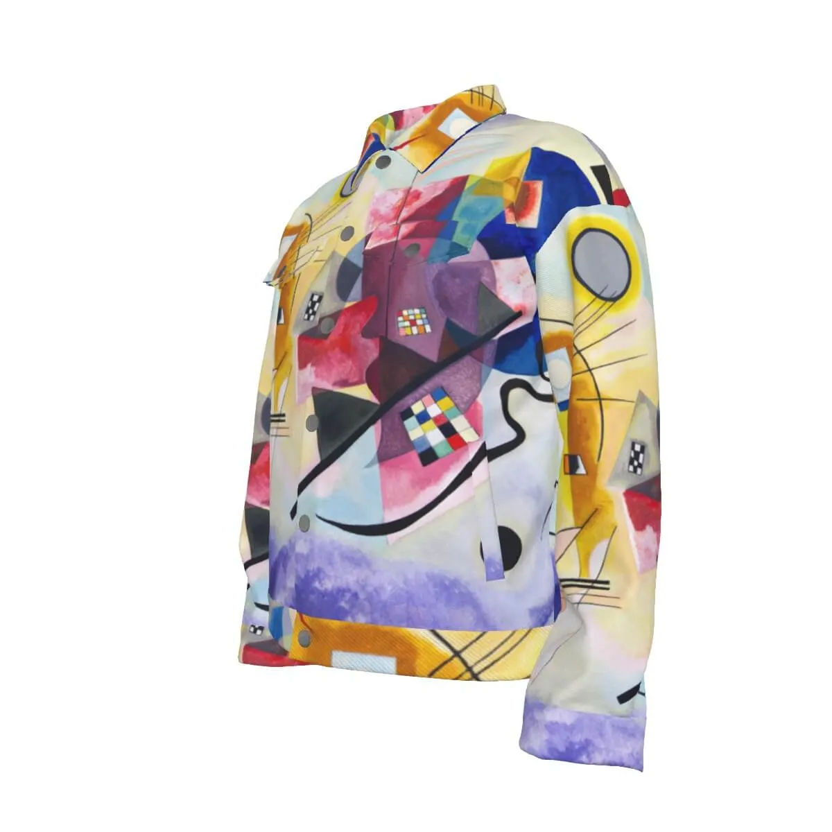 Wassily Kandinsky Yellow-Red-Blue Lapel Jacket