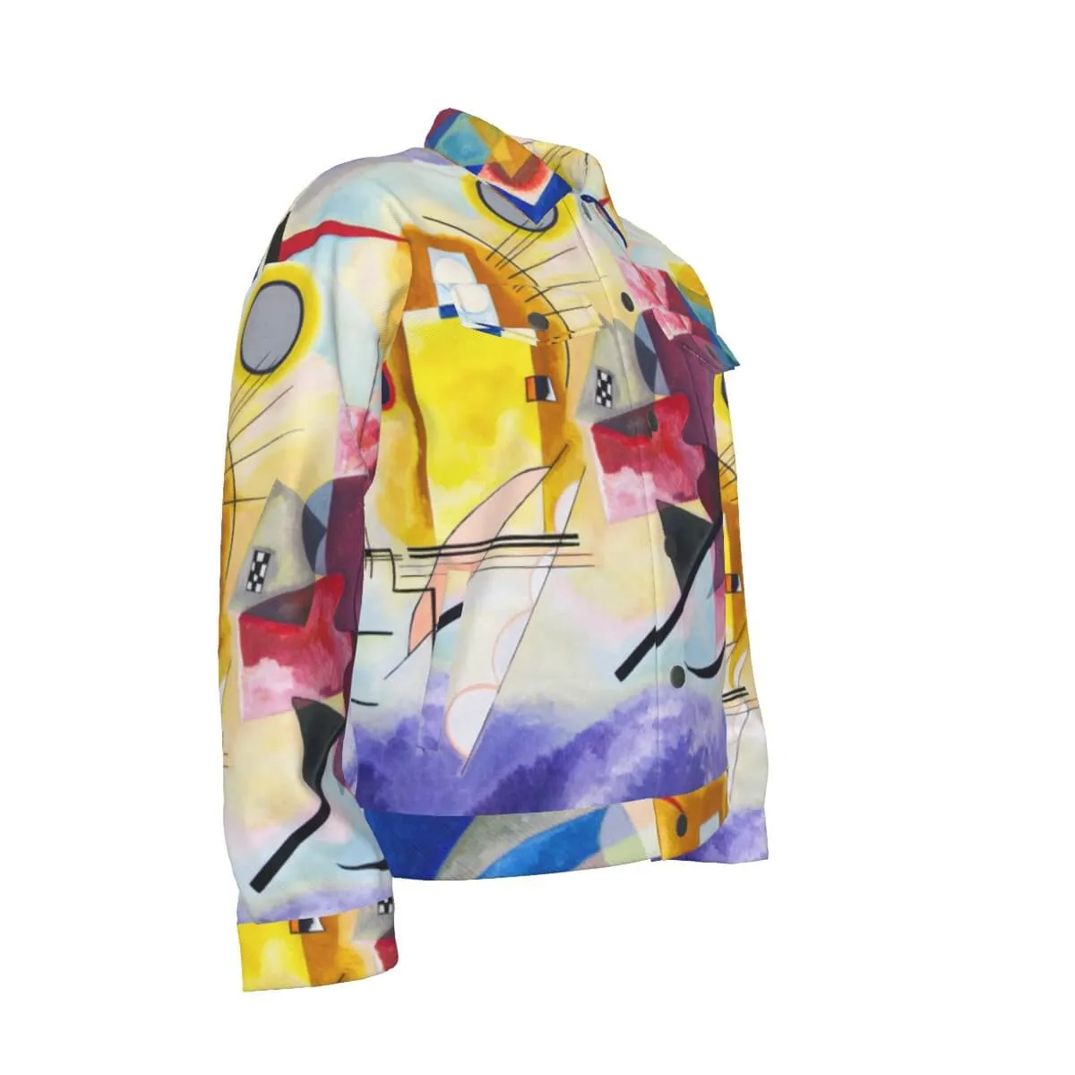 Wassily Kandinsky Yellow-Red-Blue Lapel Jacket