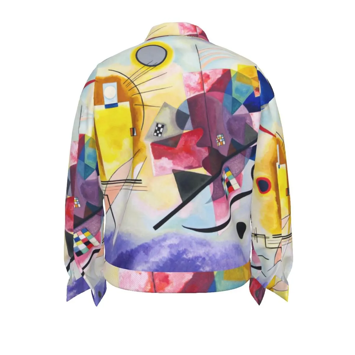 Wassily Kandinsky Yellow-Red-Blue Lapel Jacket