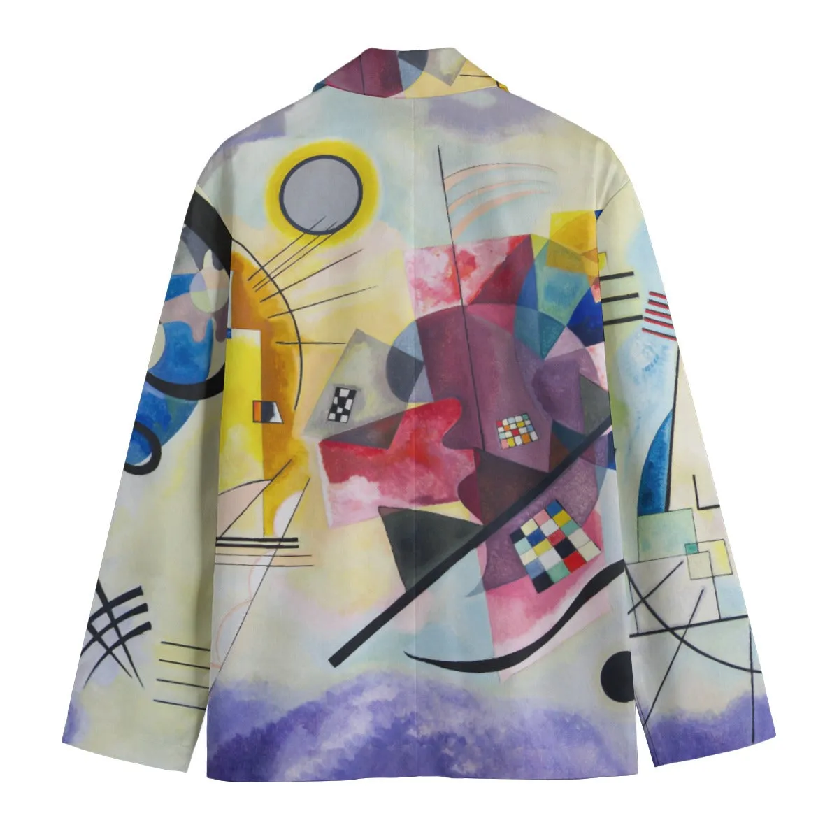 Wassily Kandinsky Yellow-Red-Blue Men's Blazer