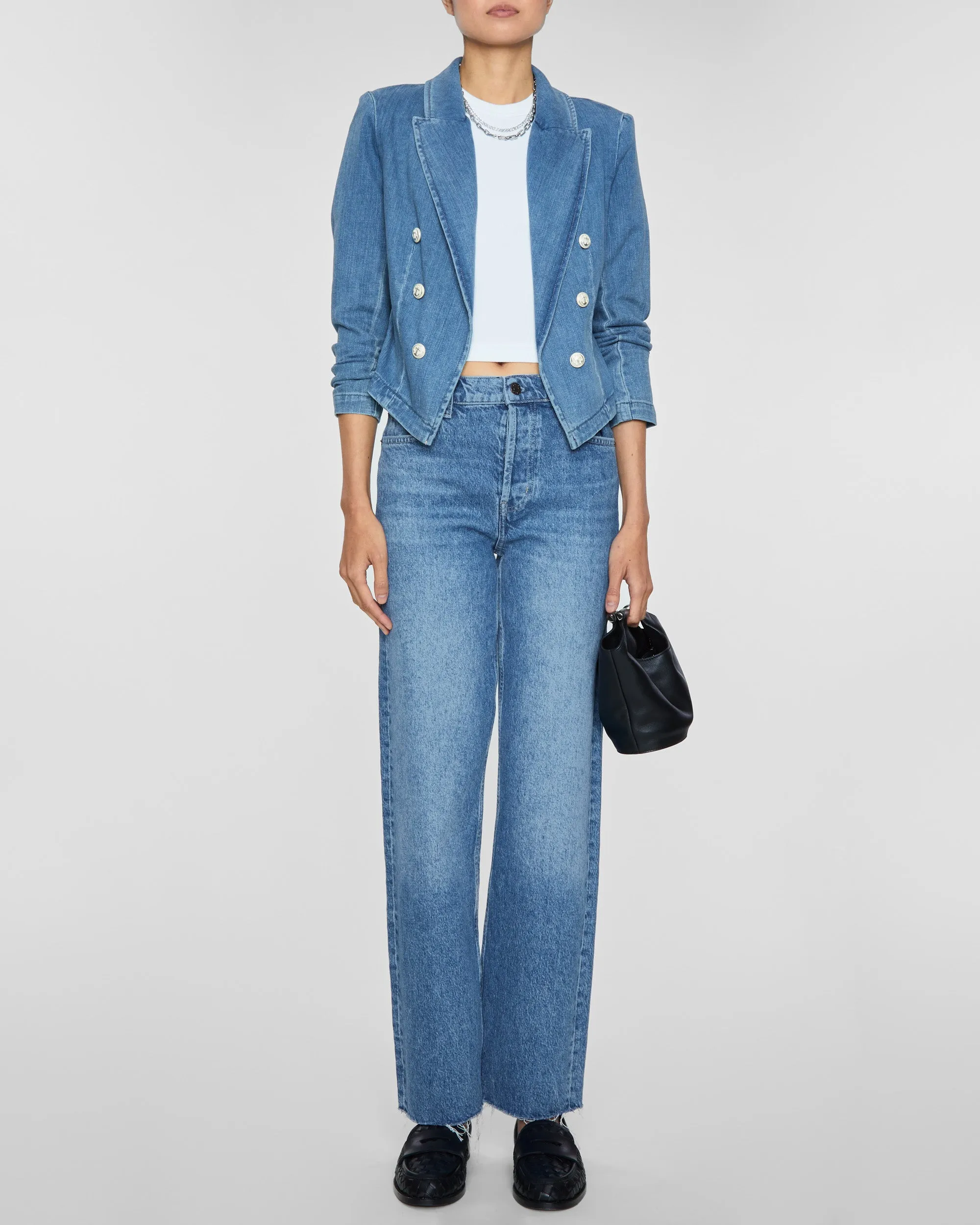 Wayne Crop Double Breasted Jacket