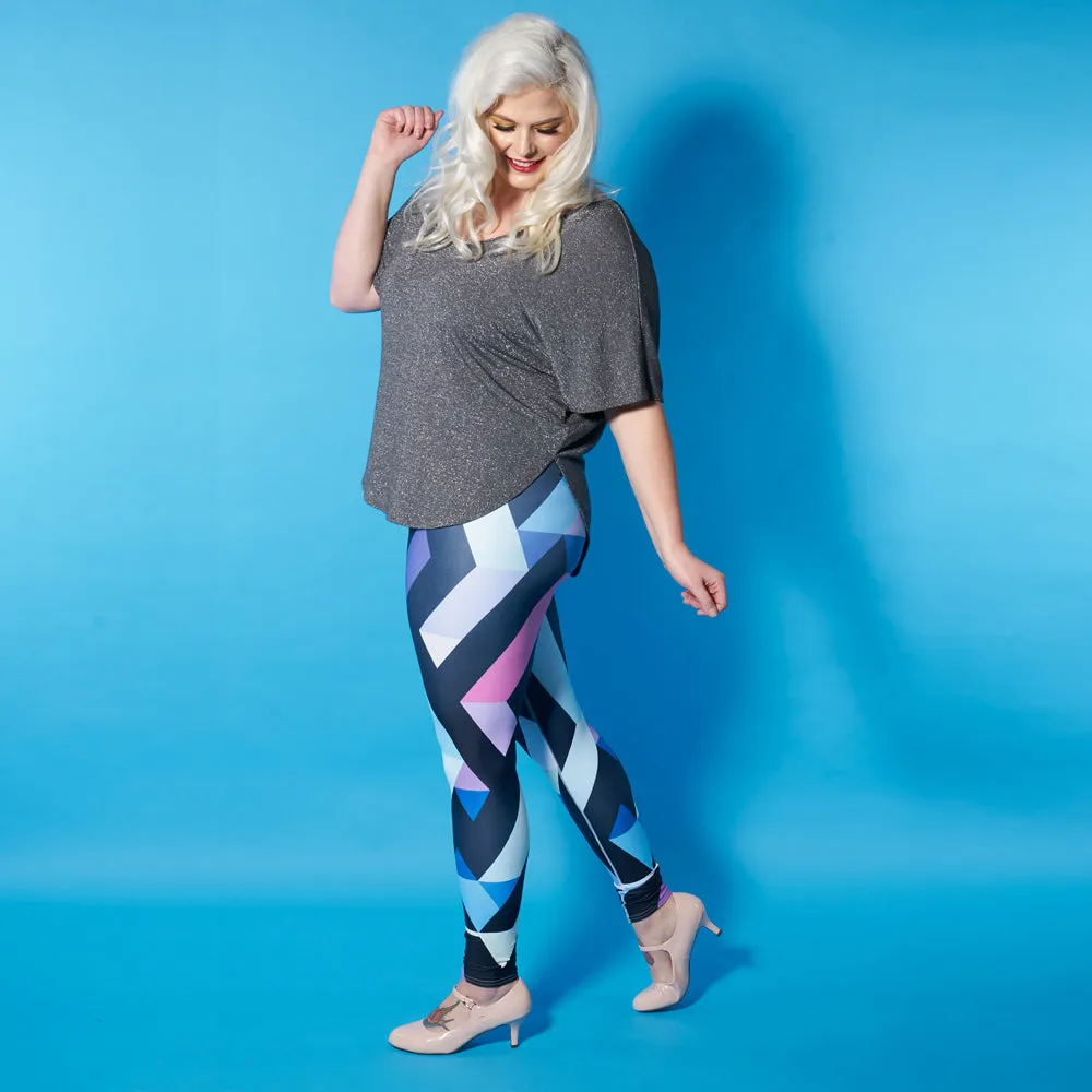 Wearable Art Leggings : Labyrinth