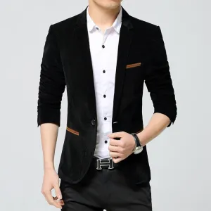 West Louis™ Business Autumn Linen Blazer