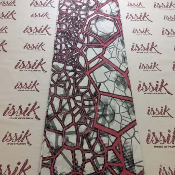 White and Pink Ankara - ak2064