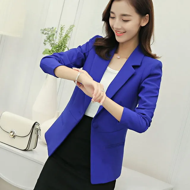 White Black Pink Women Blazers