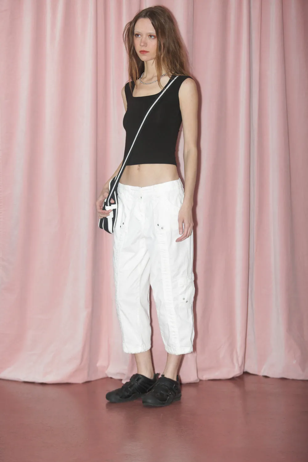 White Cargo Capris (S)