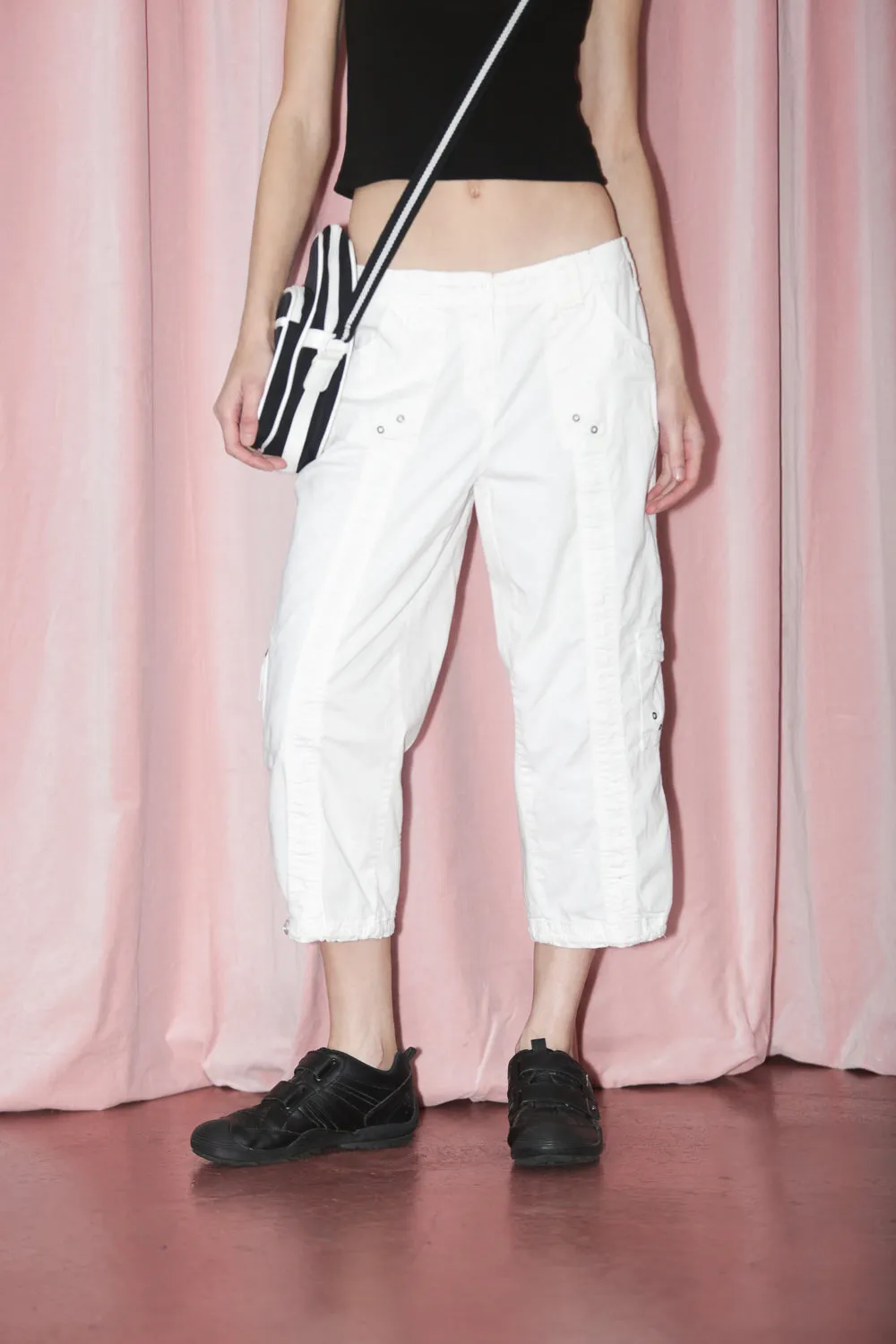 White Cargo Capris (S)