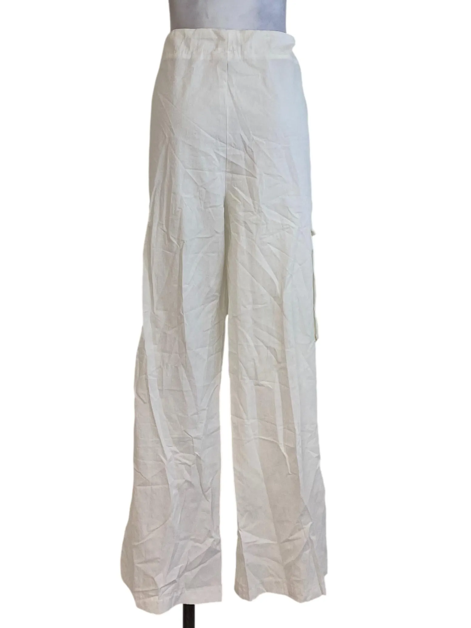 White Cargo Pants