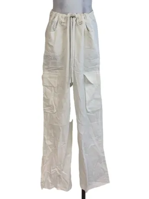 White Cargo Pants