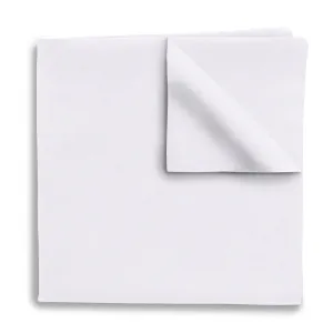 White Charmeuse - Pocket Squares