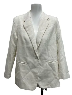 White Linen Blazer LB