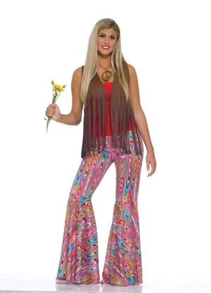 Wild Swirl Bell Bottom Pants  Costume