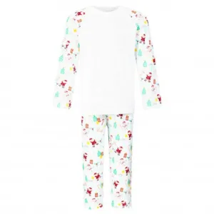 Winter wonderland print pyjamas (childrens and adults) for personalising