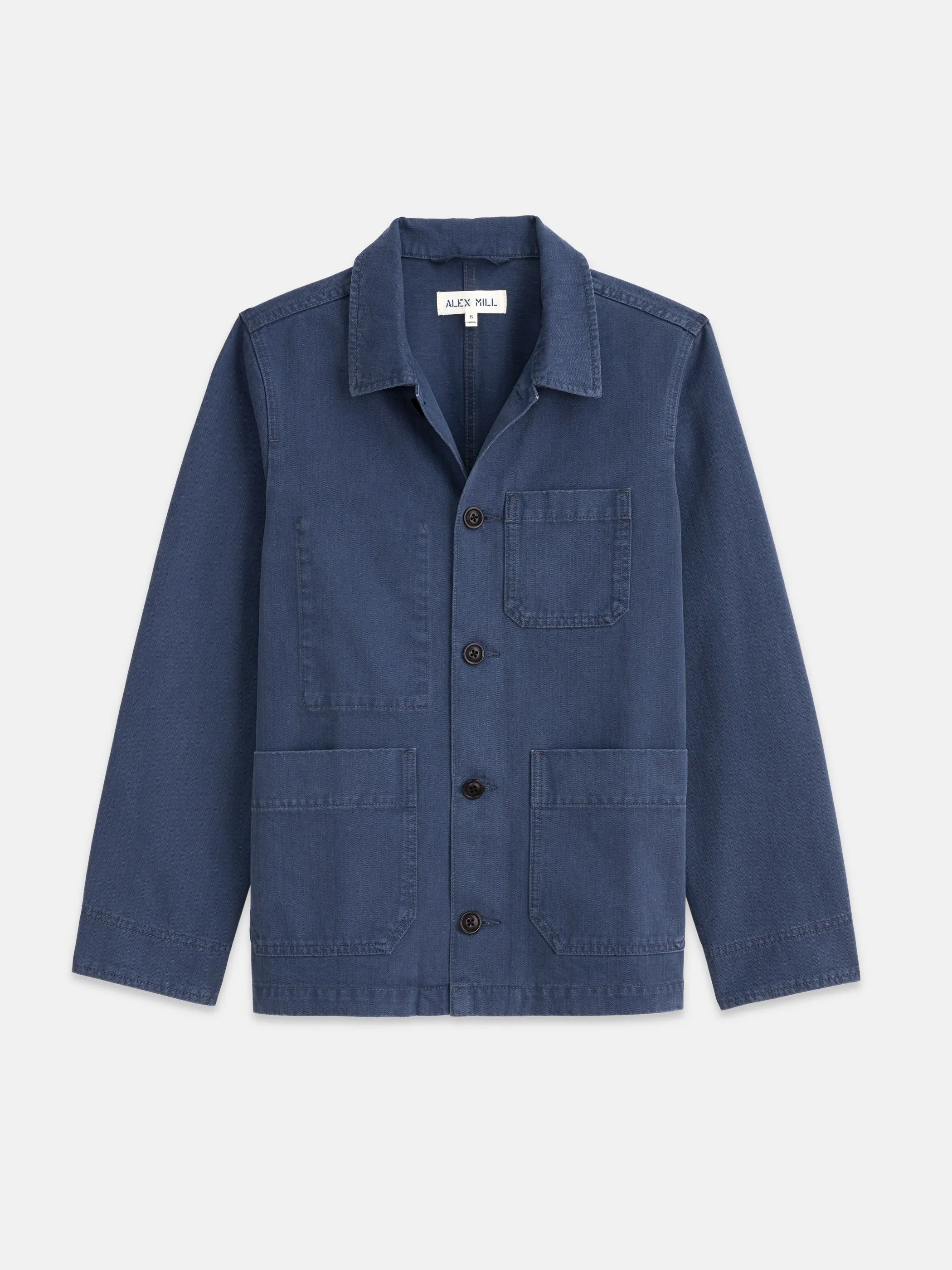 Women | Britt Work Jacket | Herringbone Slate Blue