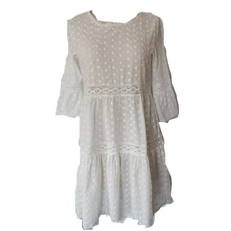 Women Joint Embroidery Daily Dresses