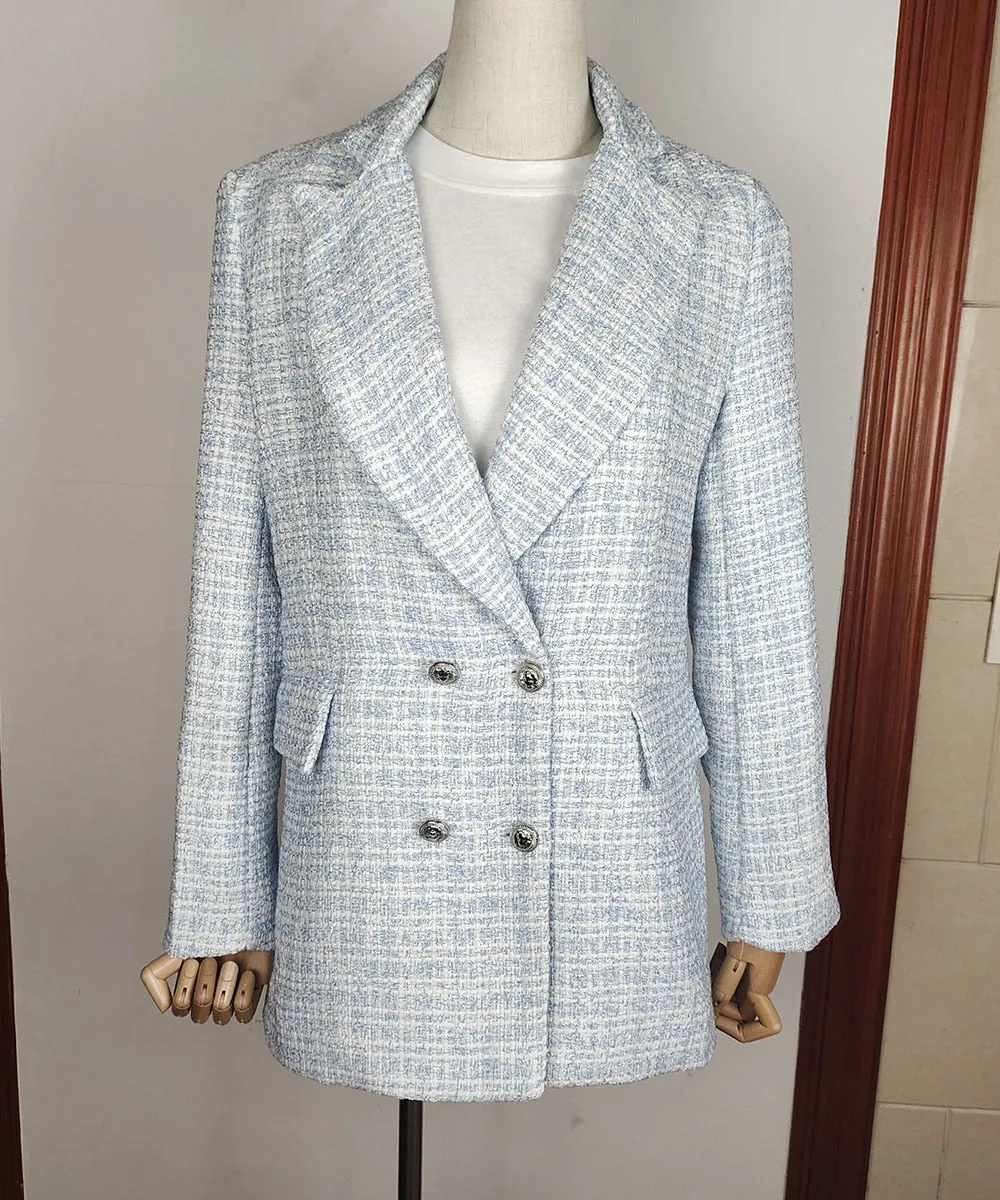Women Suit Jacket Tweed Blazer