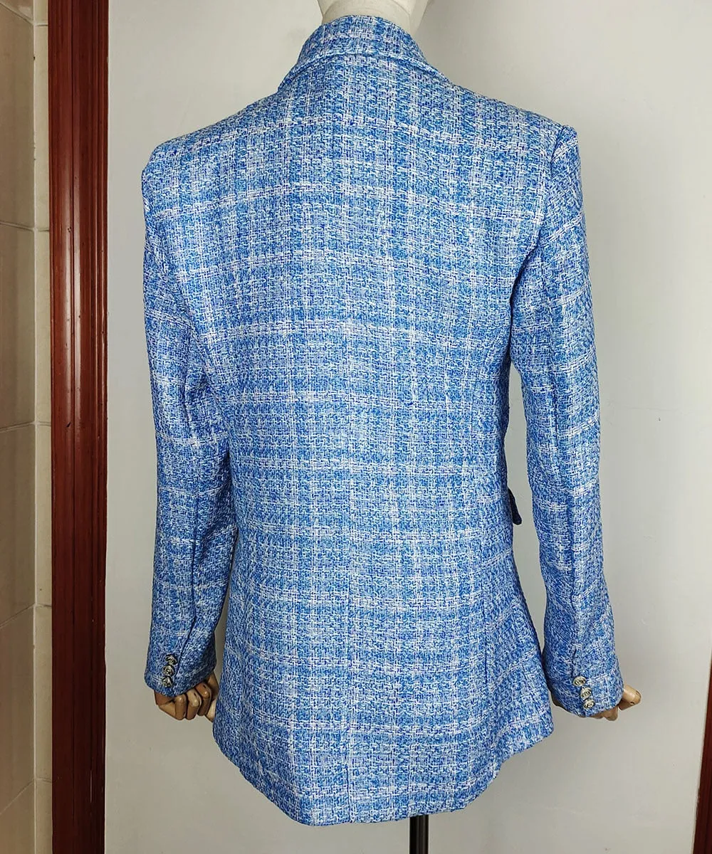 Women Suit Jacket Tweed Blazer