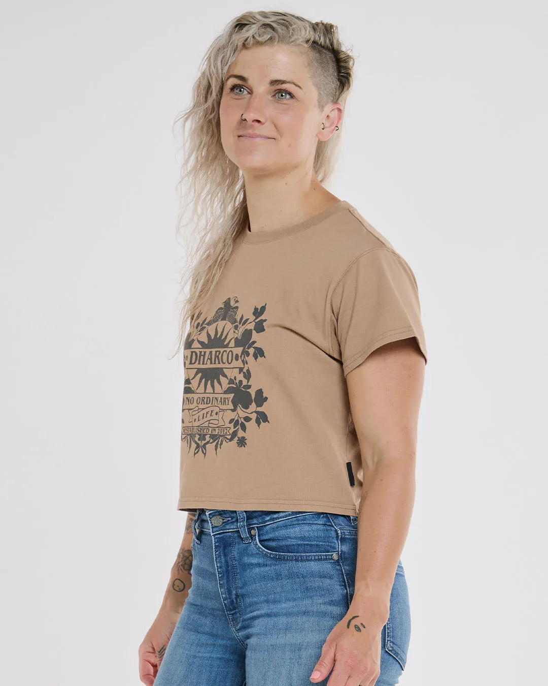 Womens Cotton Crop | Dust