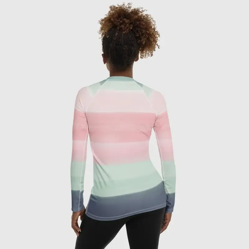 Women's Rash Guard Striped
