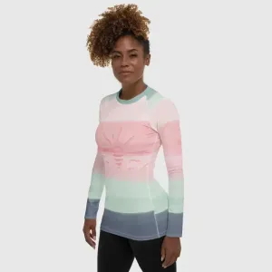 Women's Rash Guard Striped