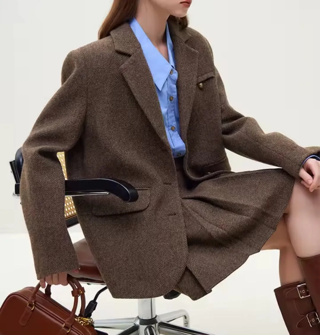 Wool Blend Blazer