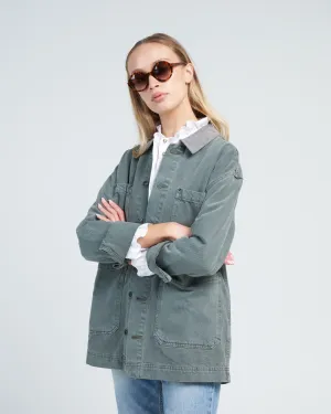 worker corduroy collar