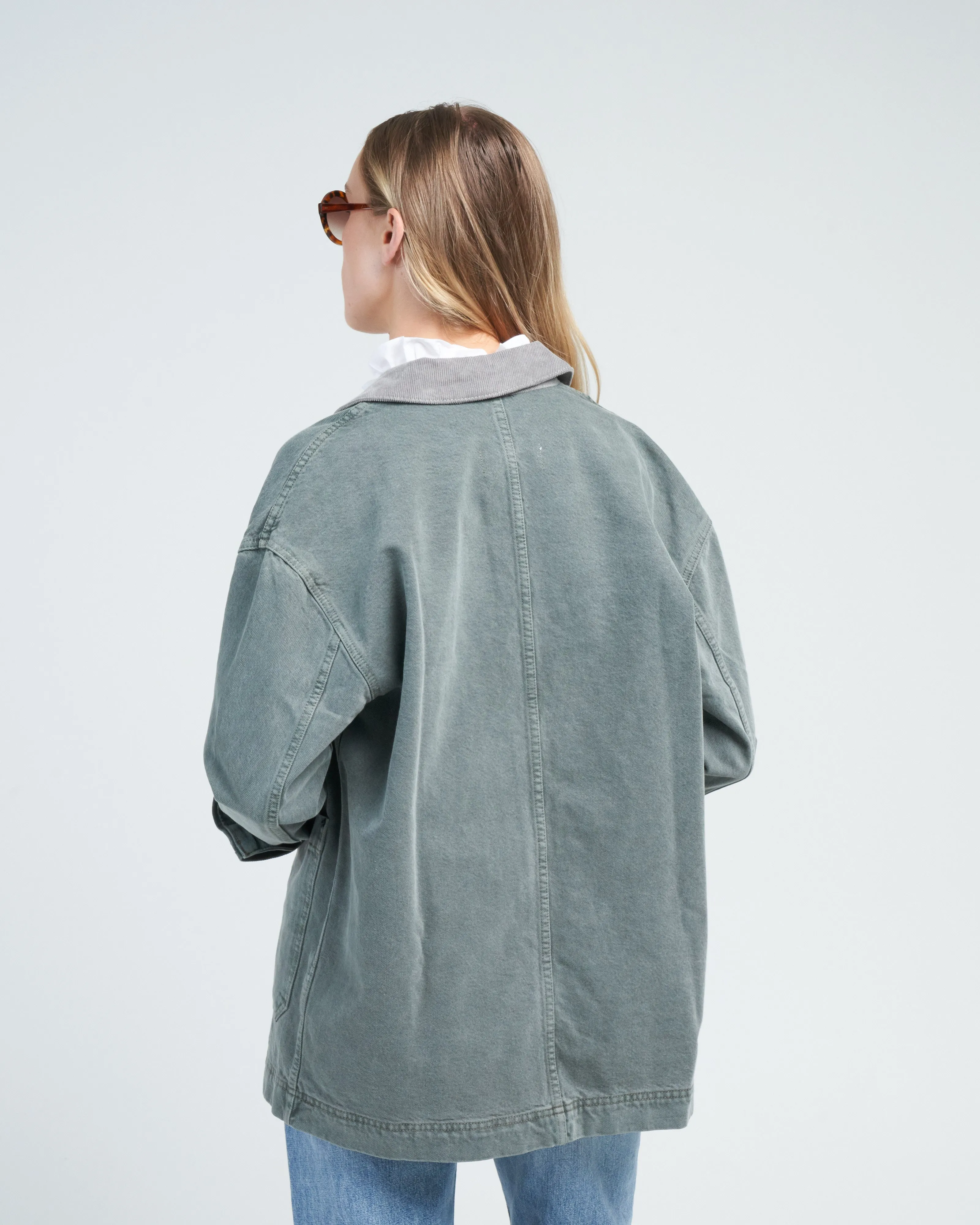 worker corduroy collar