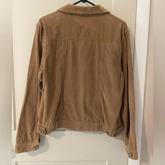 Wrangler Blues Tan Corduroy Button Down Jacket