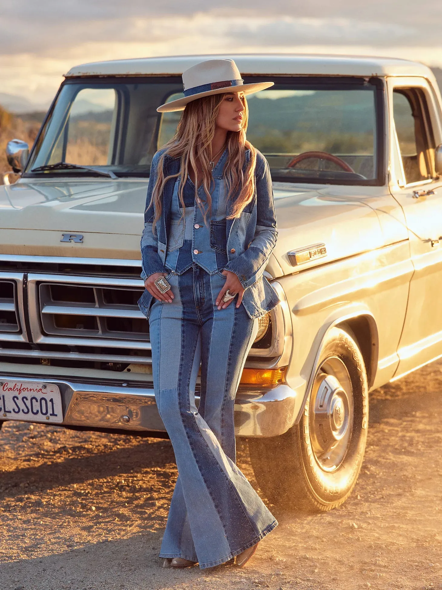 Wrangler Lainey Wilson Patchwork Jean