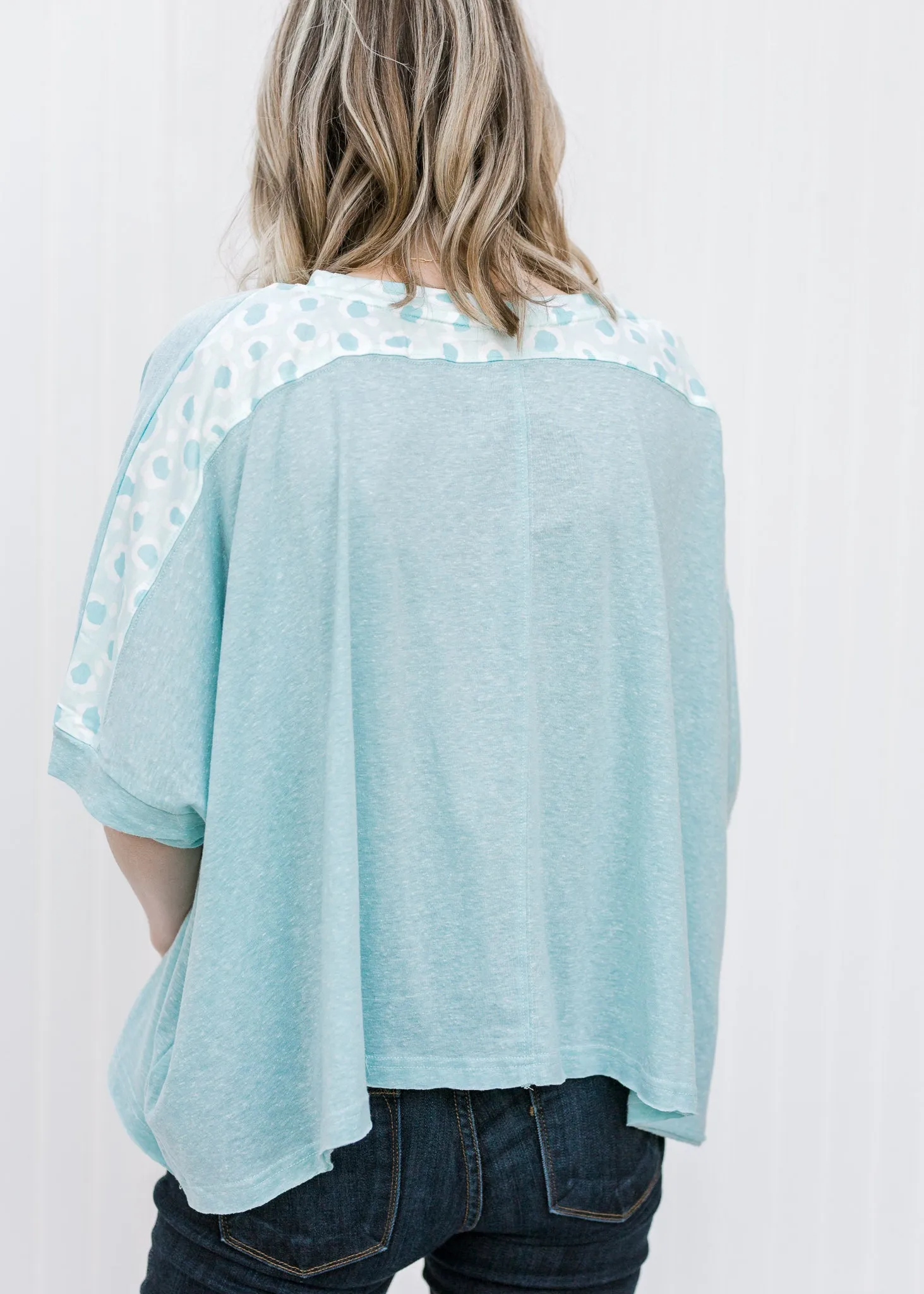 X Soft Blue Comfort Top