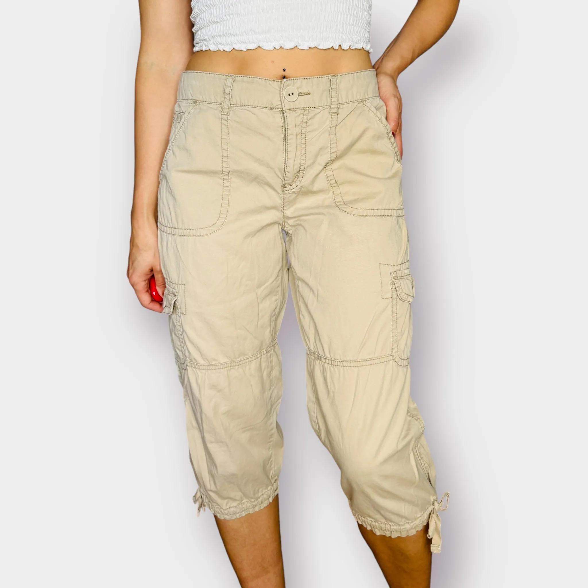 Y2K St. John's Bay Khaki Capris