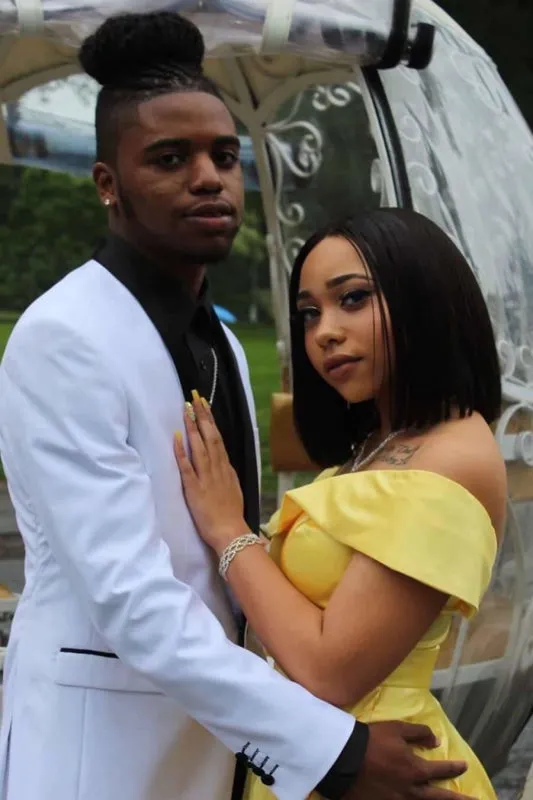 Yellow Sleeveless Off-the-Shoulder Long Prom Dresses