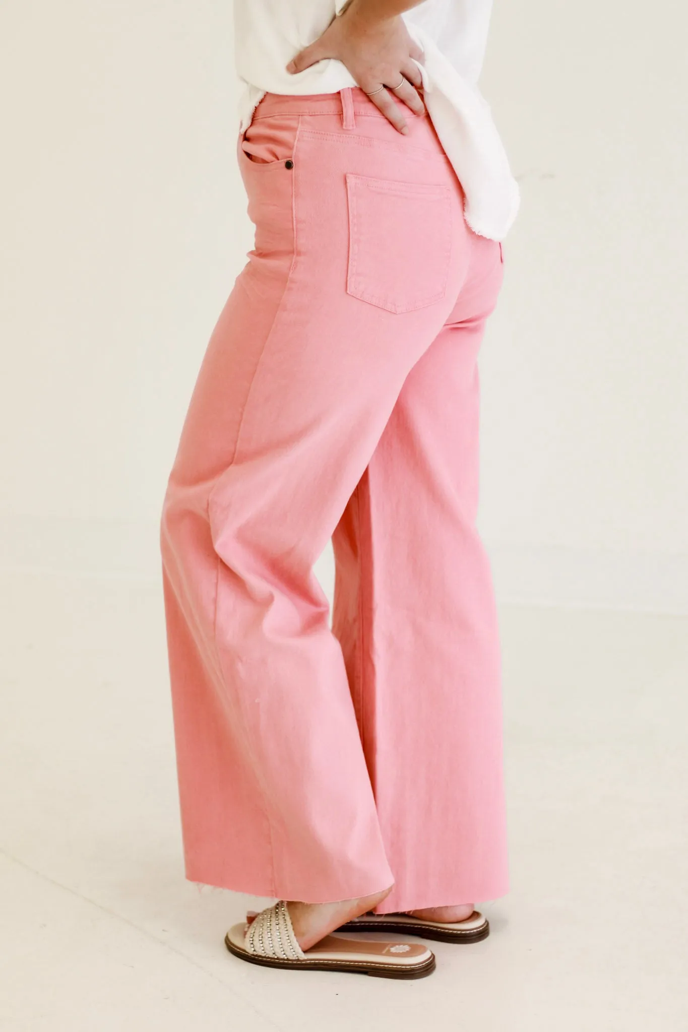 Your Sunny Day Essentials Pants in Peach Blossom